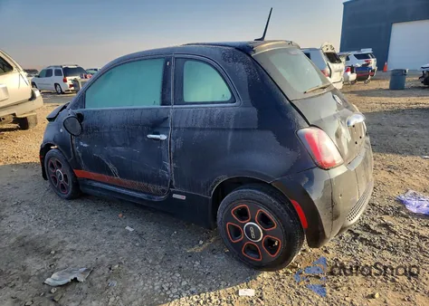 2013 Fiat 500 Electric z USA, uszkodzony, nr VIN 3C3CFFGEXDT732133